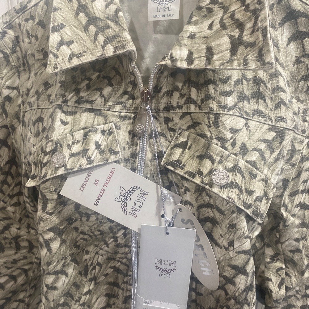 Authentic 90’s MCM Vintage Italian Fashion Jacket Sz M - Picture 6 of 6